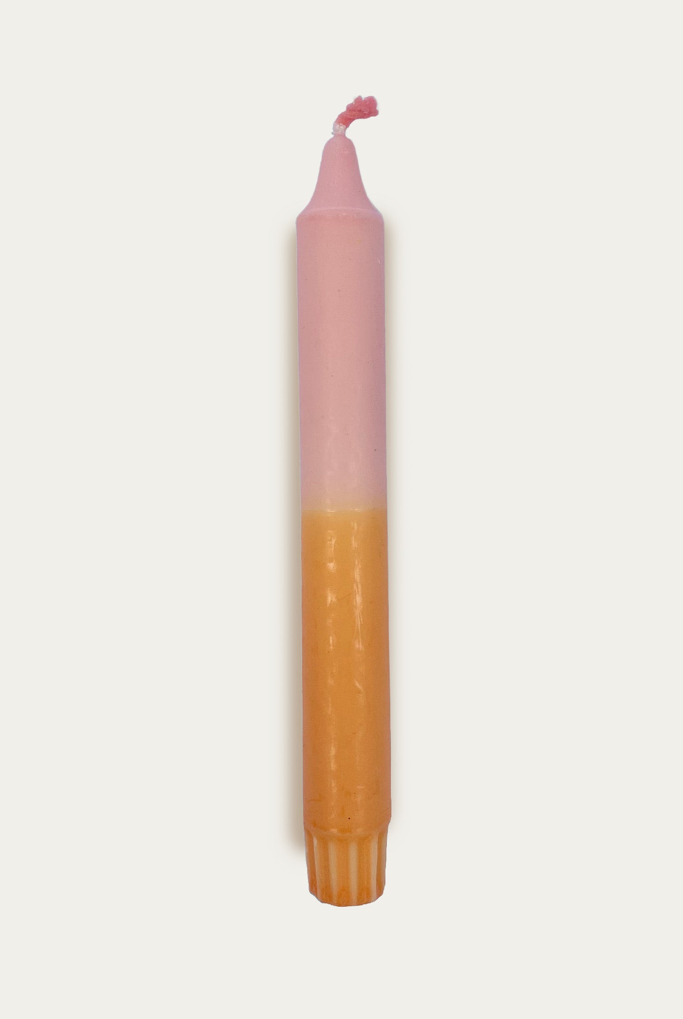 Two-tone Candles pink / orange