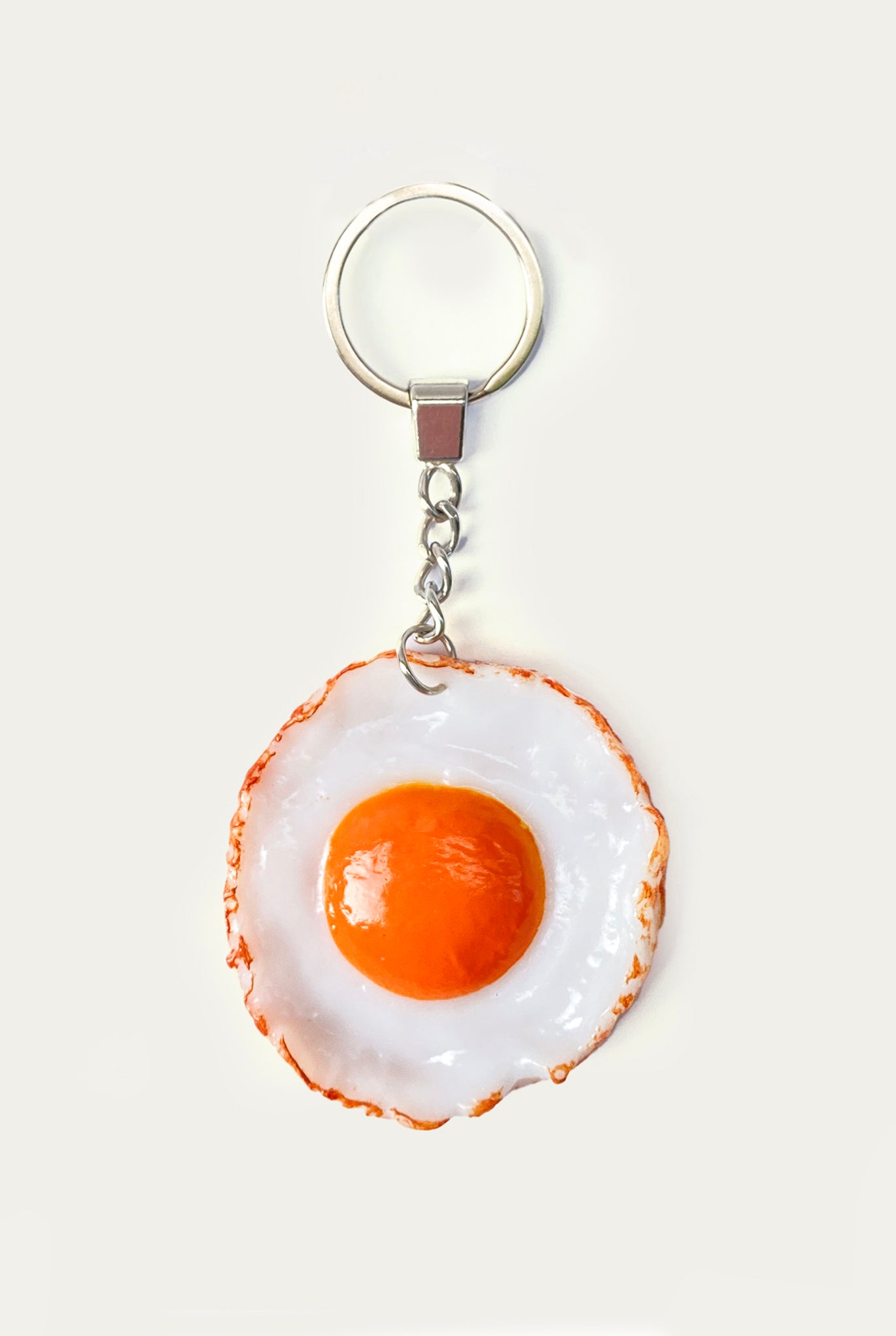 Fried Egg Keychain