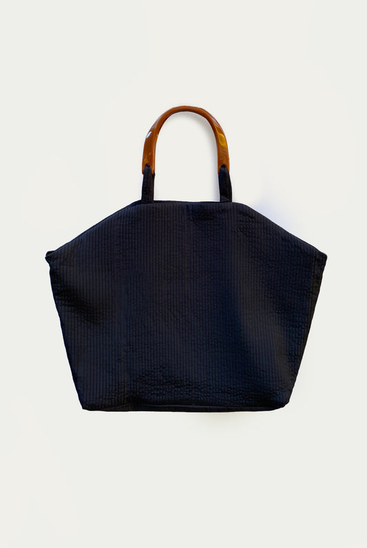 Handcrafted Black/Brown Bag