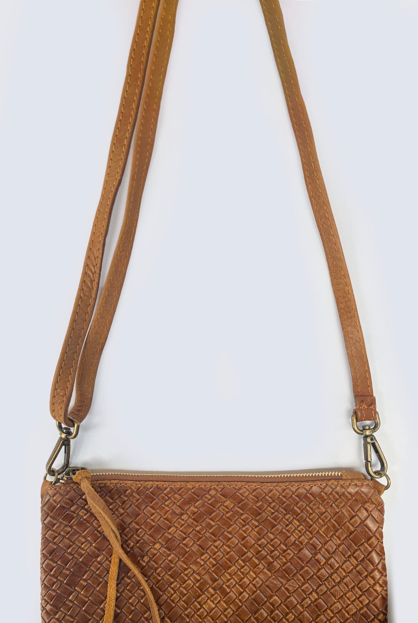 Mini Bag Intreccio nocciola