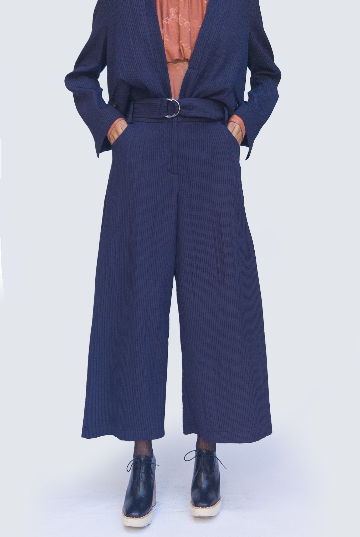 Cropped Flare Pants