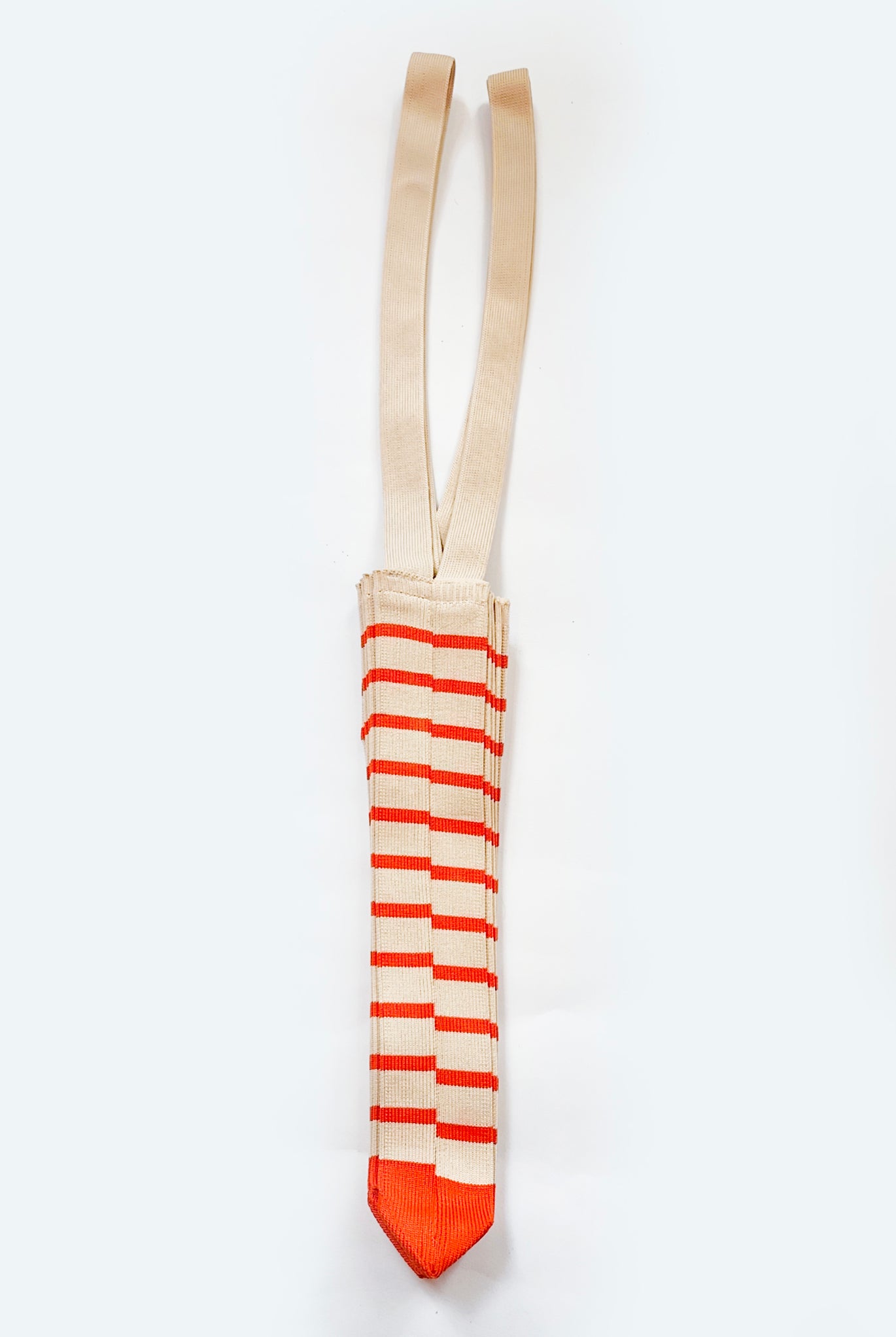 Red Striped Shopper