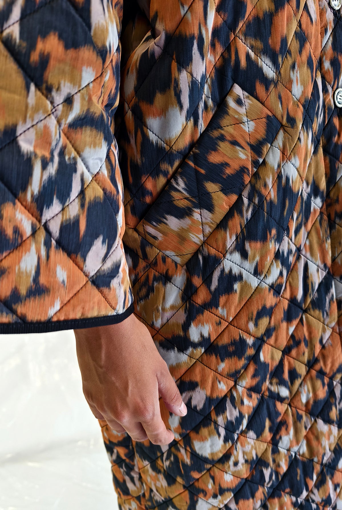 Quilted Long Coat