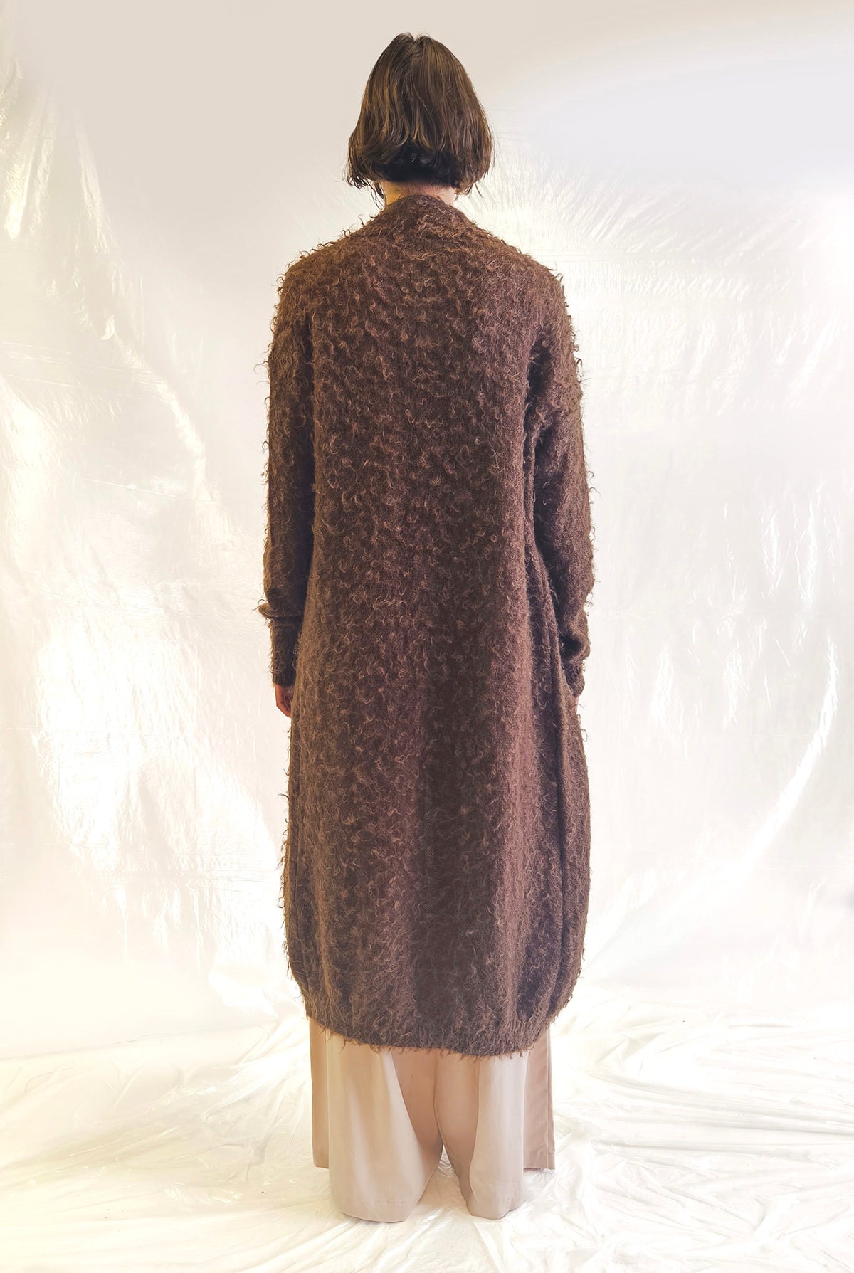 Cardigan Bouclè Brown