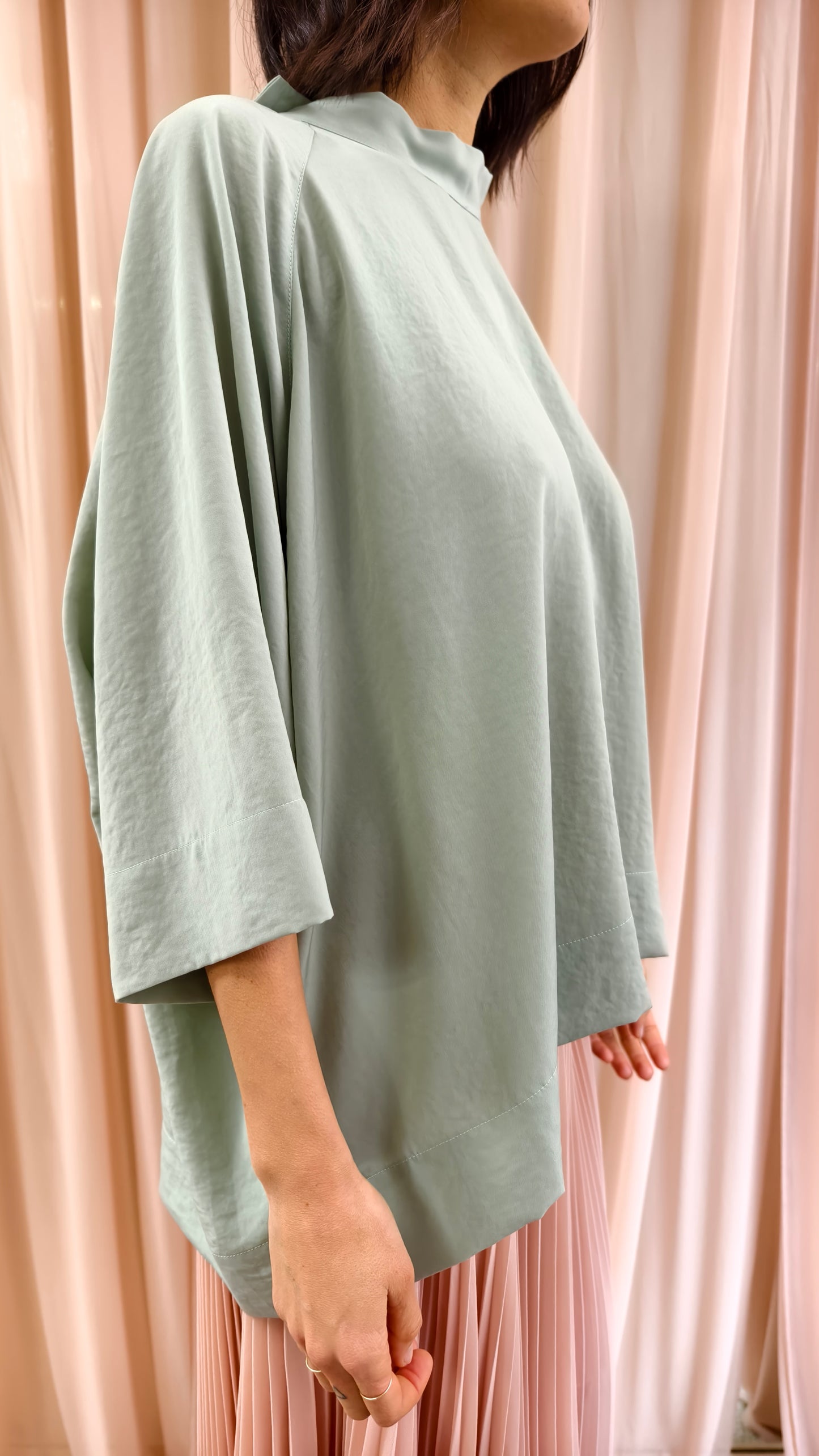 Blusa in creponne fluido