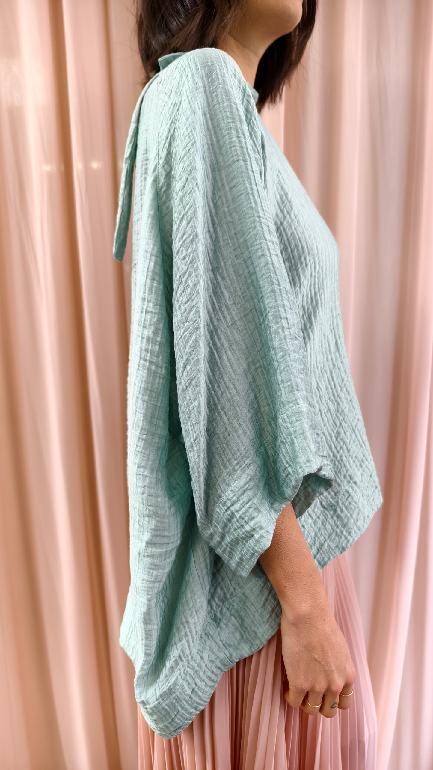 Blusa in creponne fluido