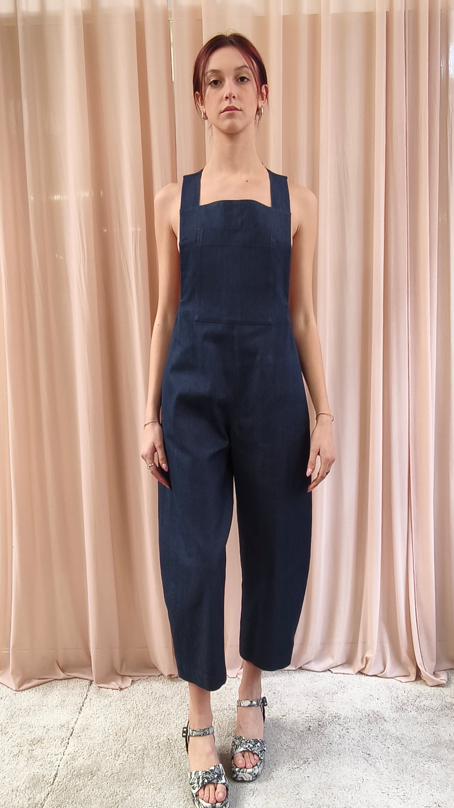 Tuta denim stretch