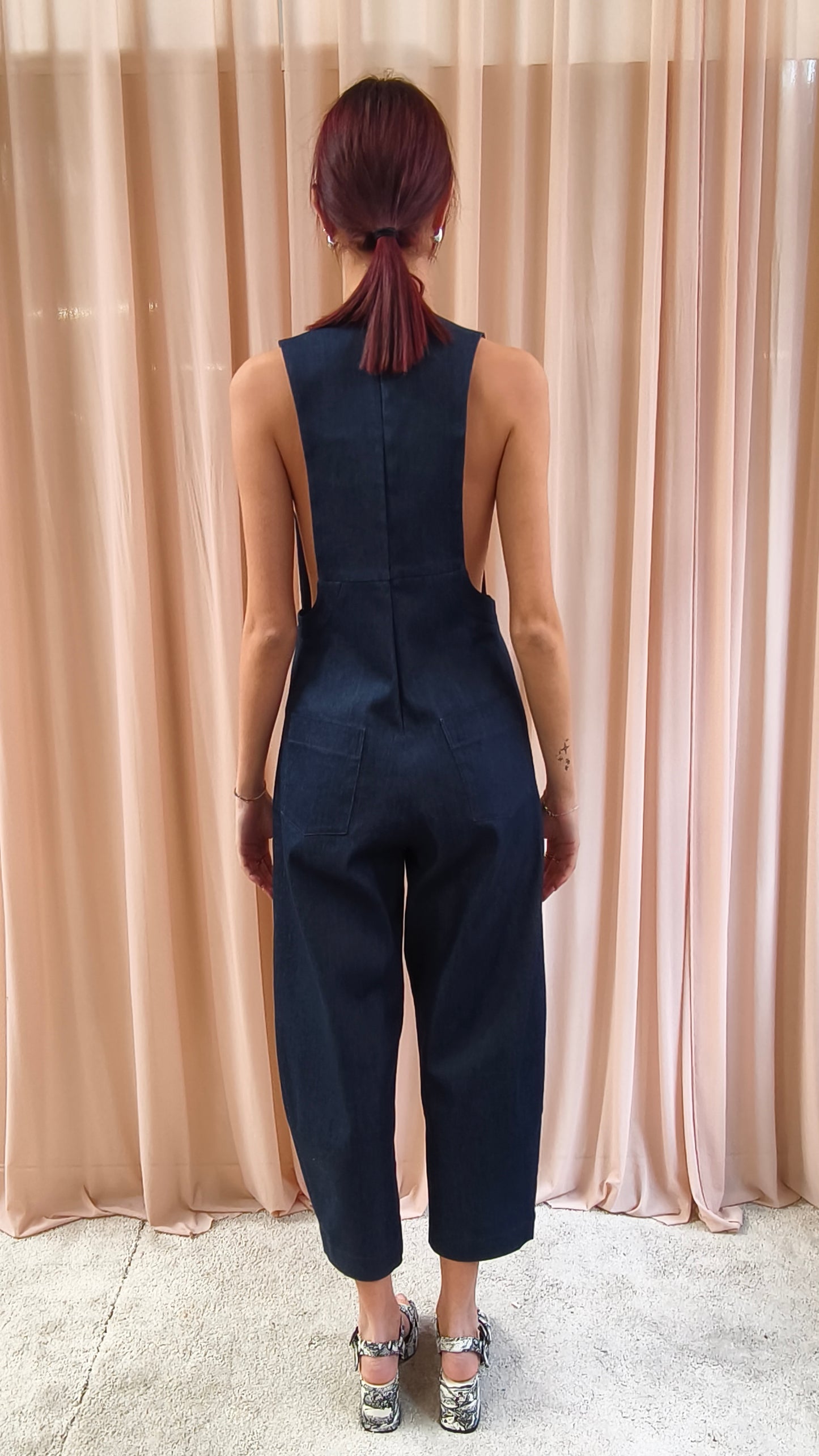 Tuta denim stretch