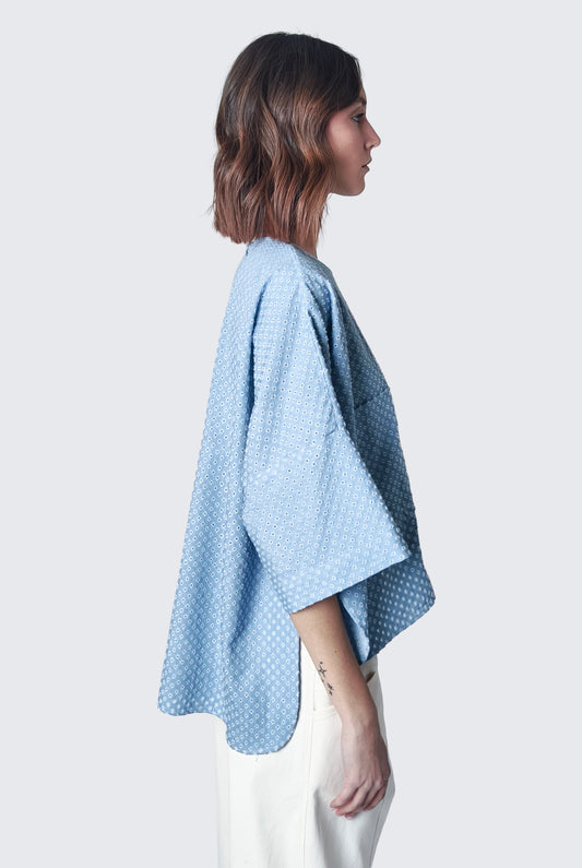 Light Denim Blouse