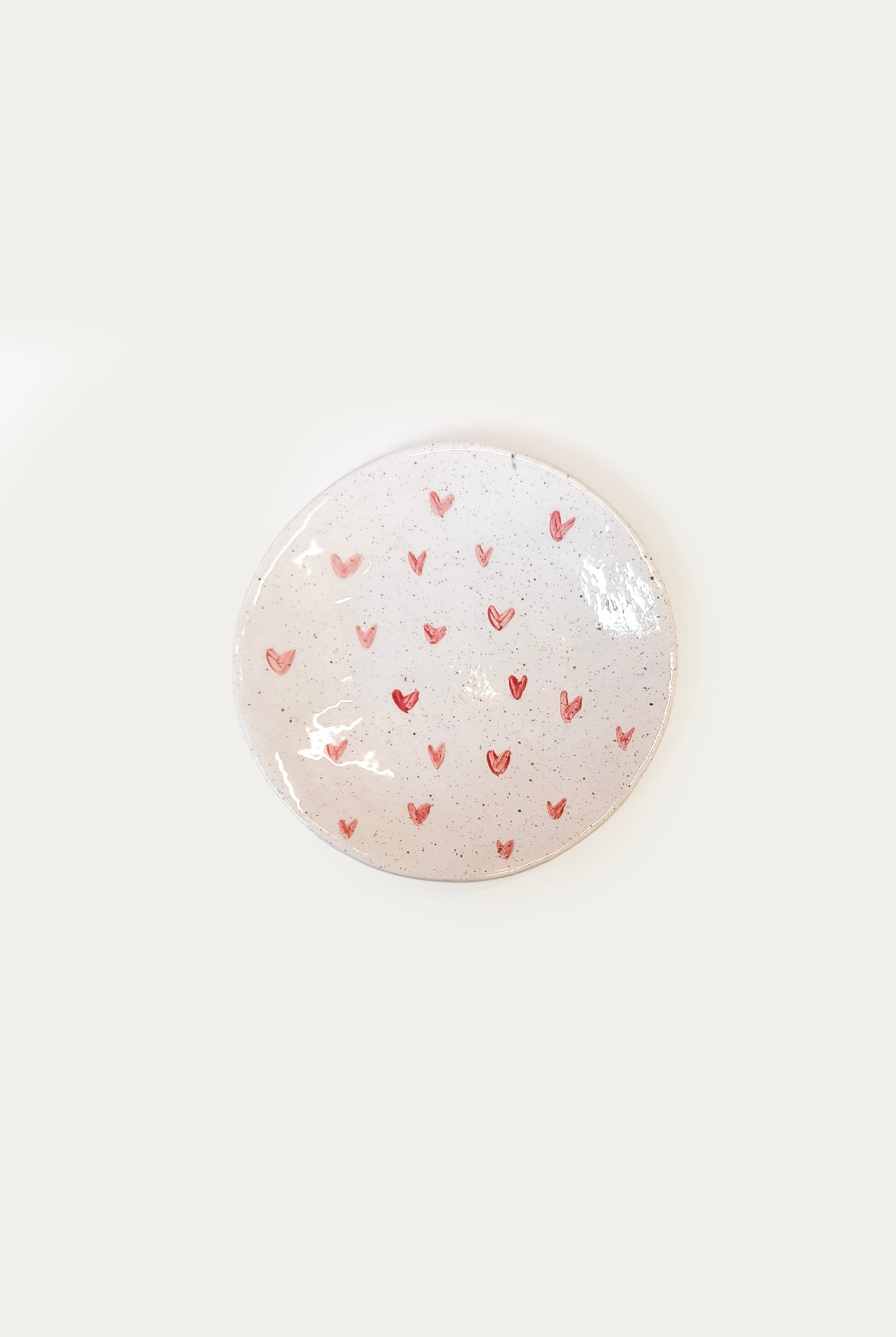 Sbrocca little hearts - Small ceramic plate