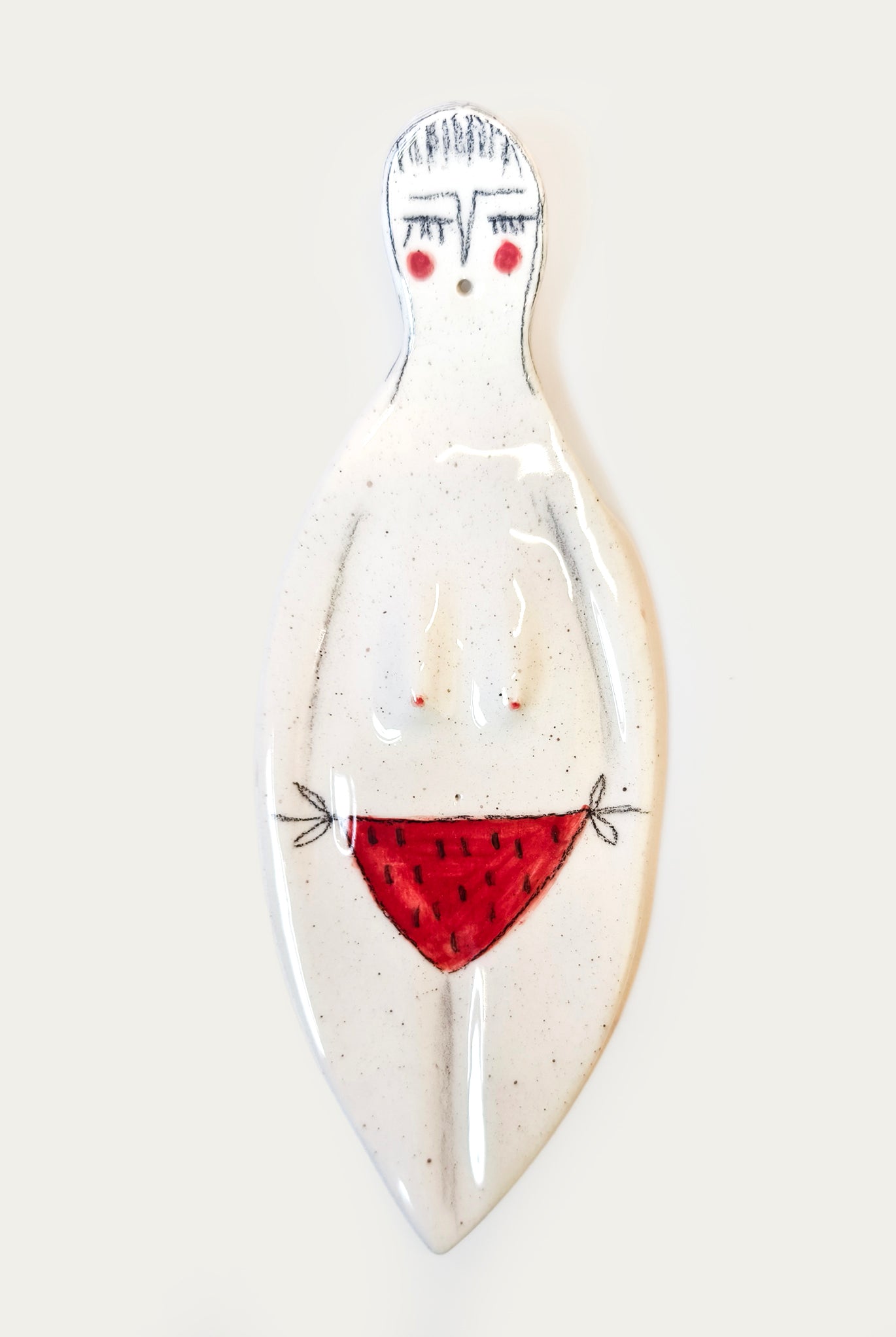 Sbrocca - Ceramic incense holder underwear woman