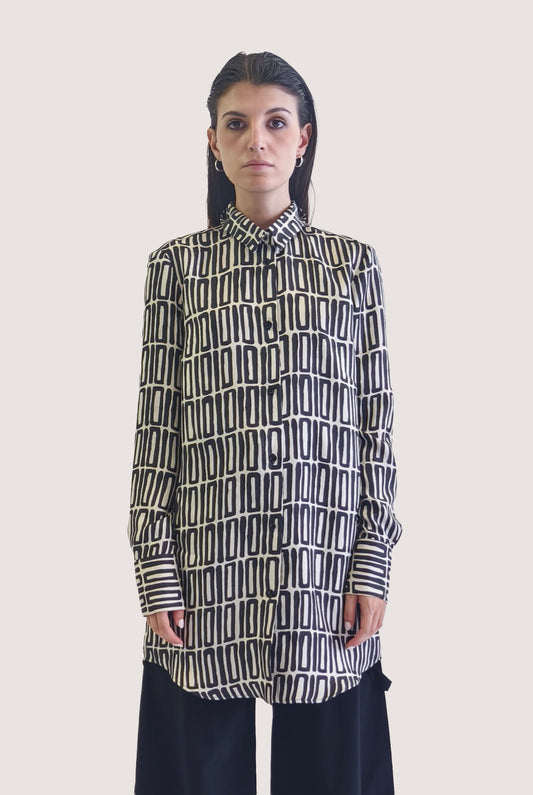 Geometric Pattern Shirt