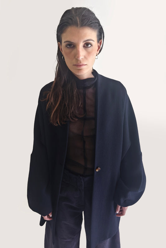 Midi Coat Blue