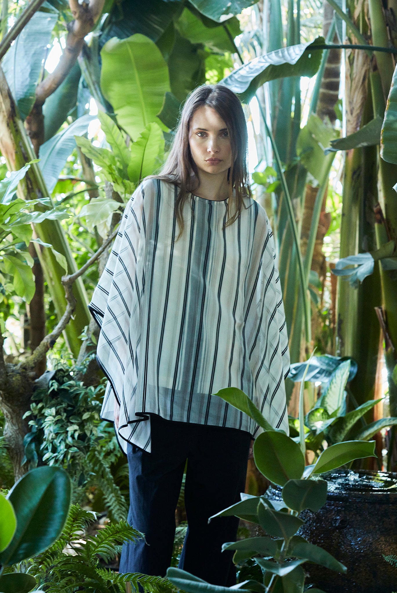 Poncho Organza