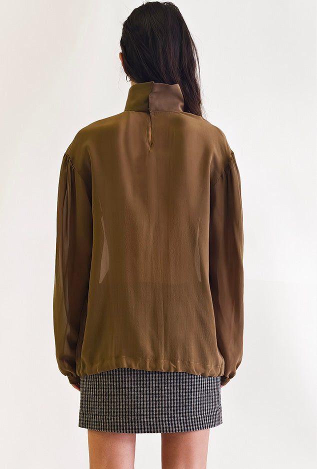 Brown Blouse