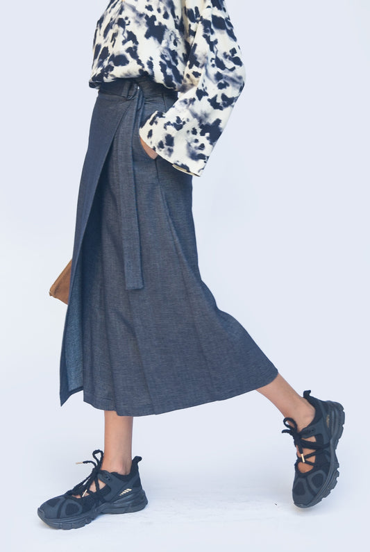 Skirt Cropped Pants