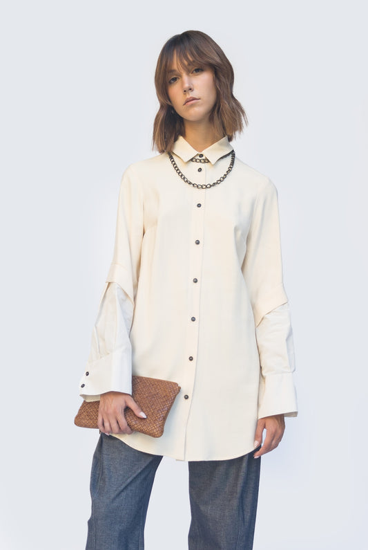 Camicia Bifabric