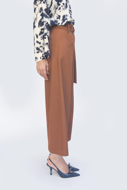 Cropped Flare Pants