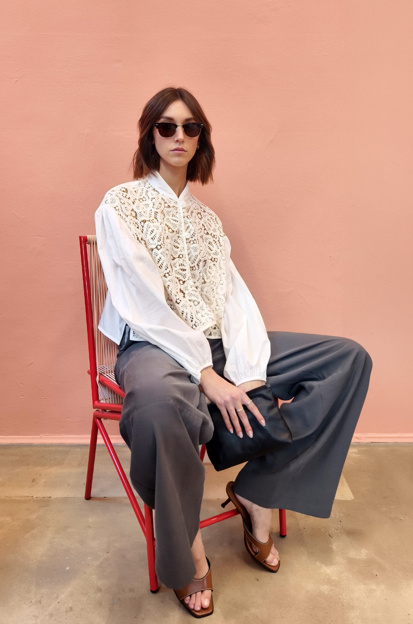 Camicia macramè