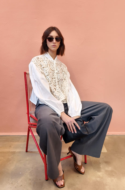 Camicia macramè