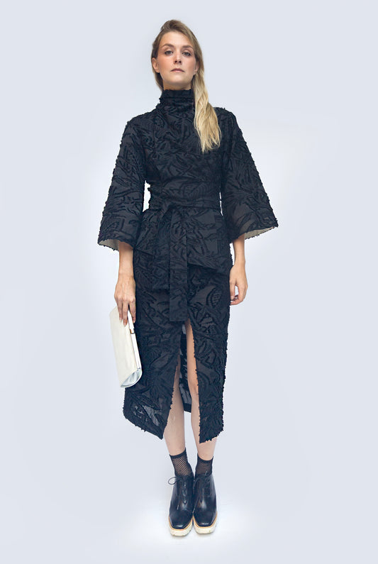 Kimono Midi Dress