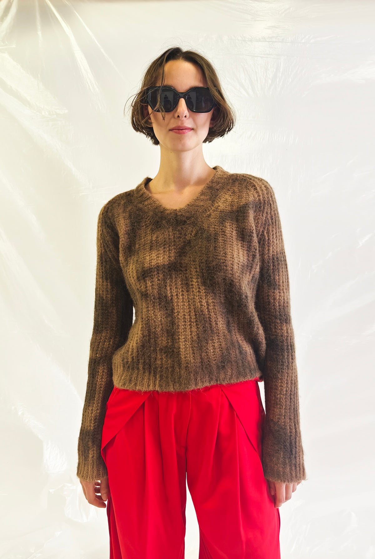 Brown Tricot