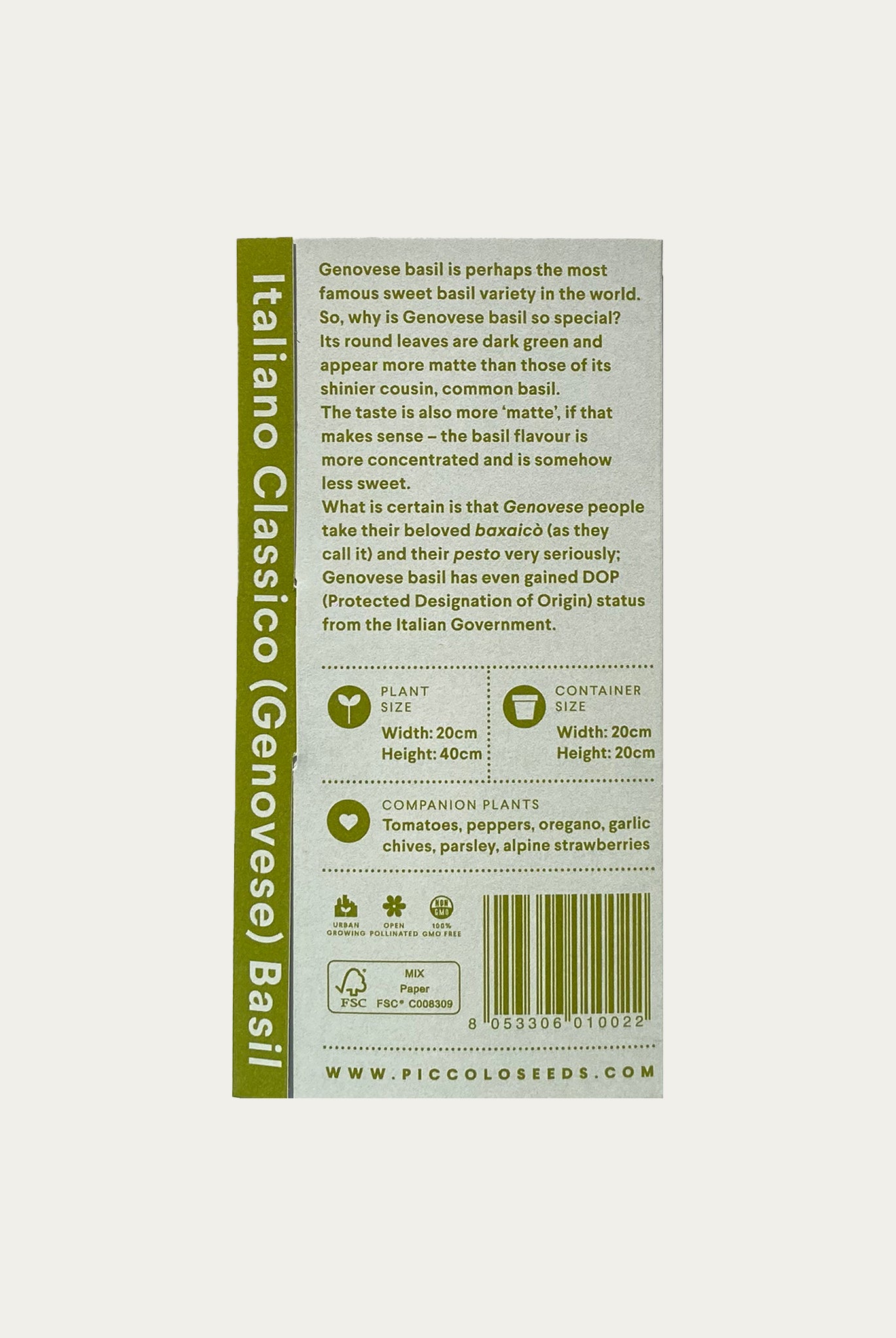 Semi - Basilico Genovese DOP/Italiano Classico