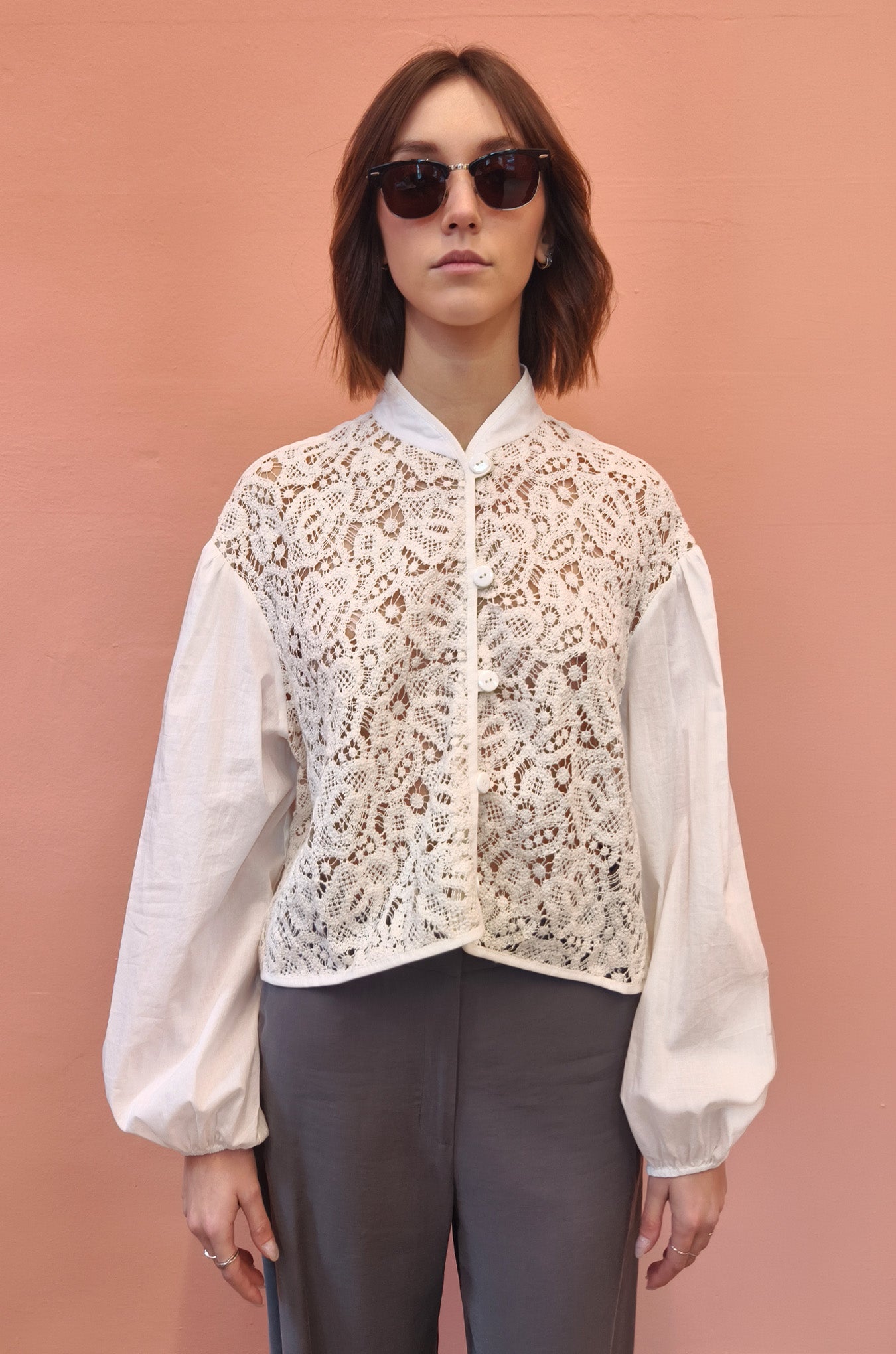 Camicia macramè