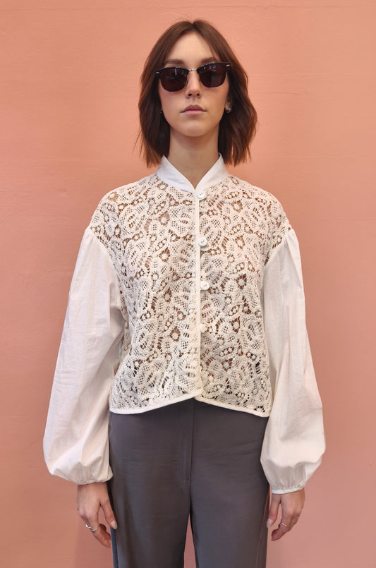 Camicia macramè