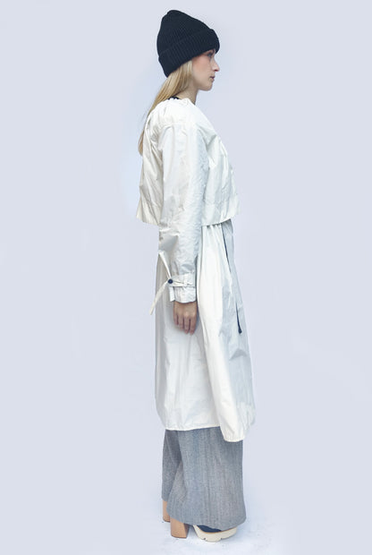 Waterproof Trench white