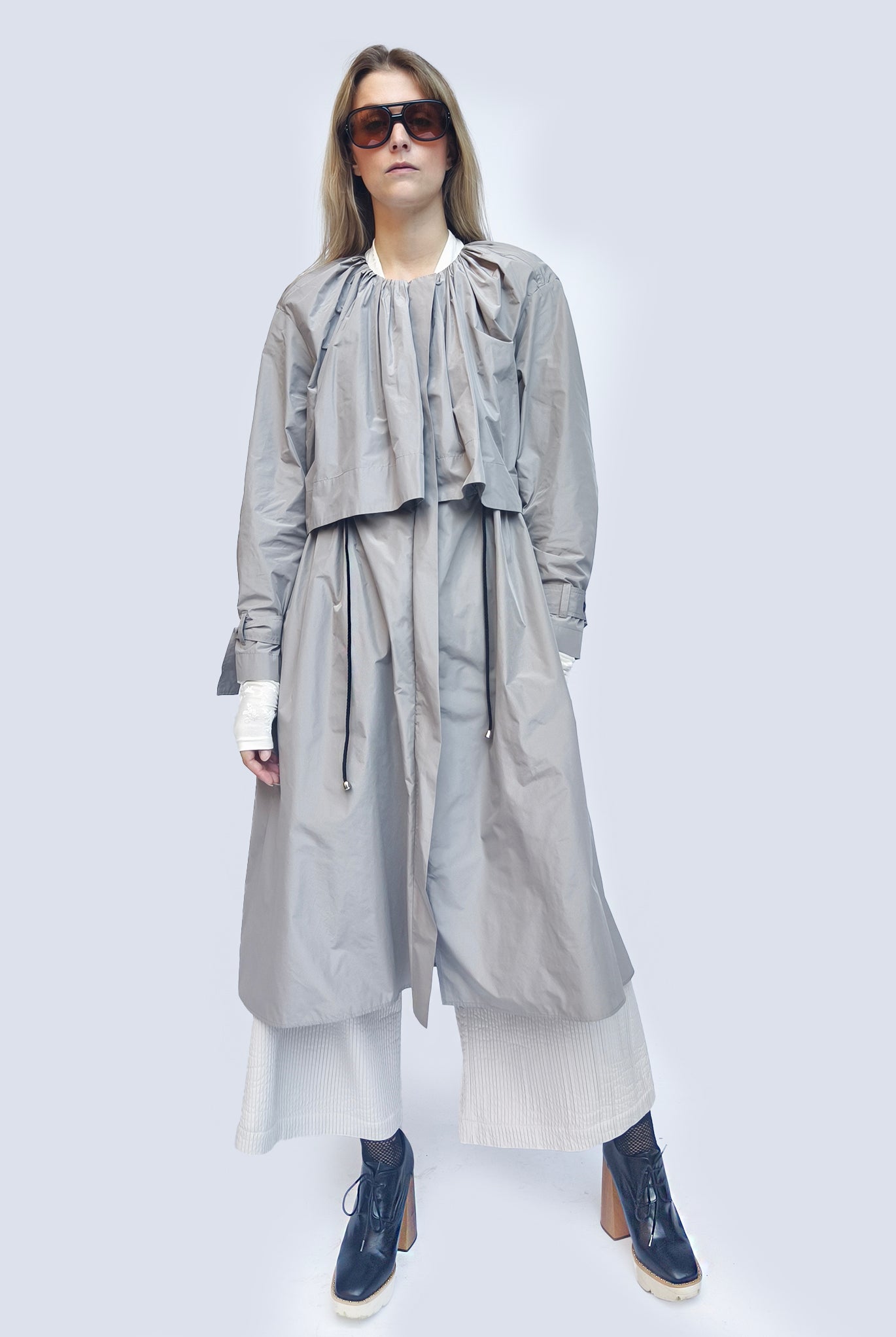 Waterproof Trench white