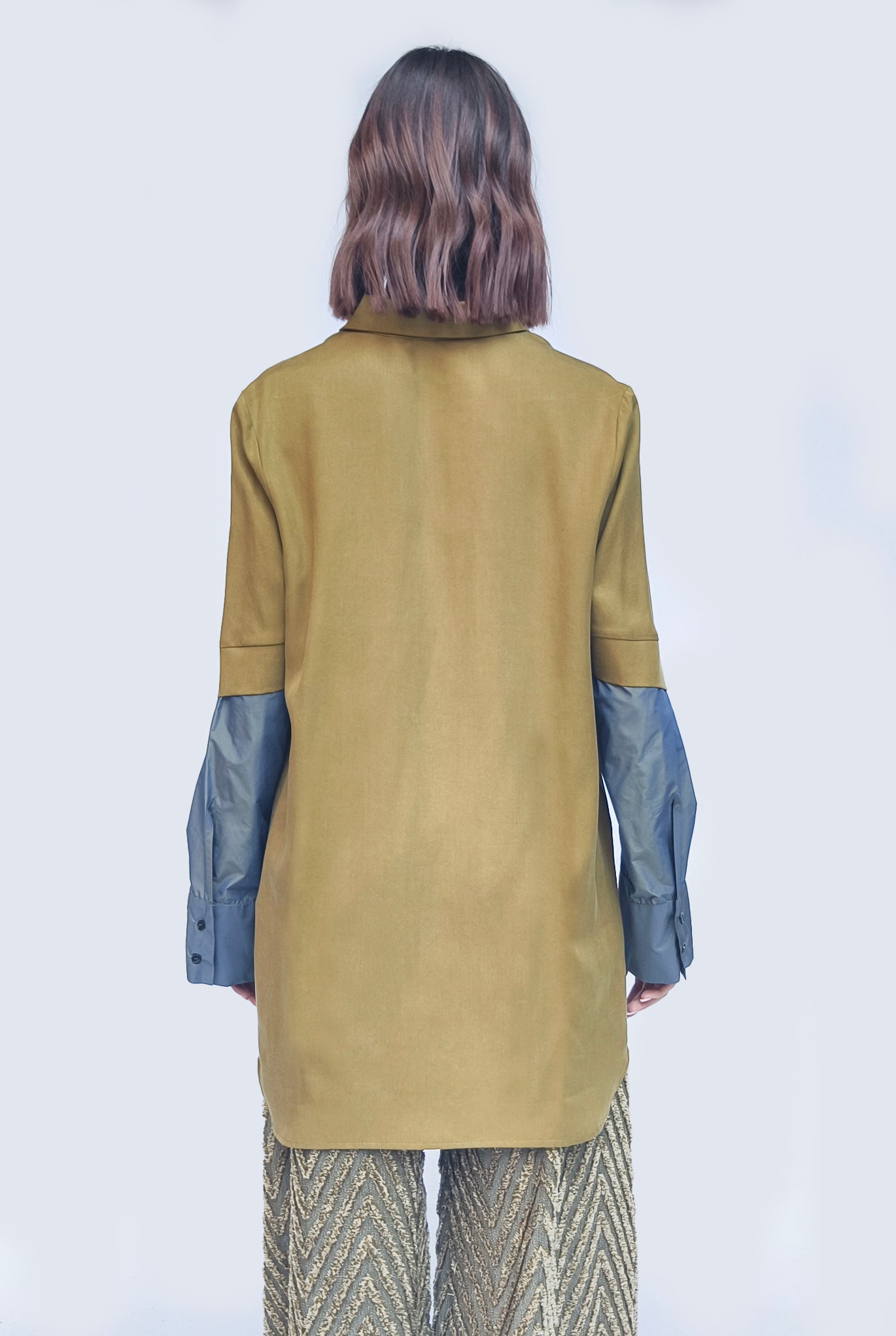 Camicia Bifabric Oliva / Avio