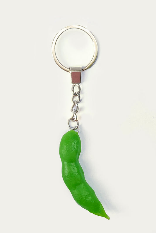 Edamame Keychain
