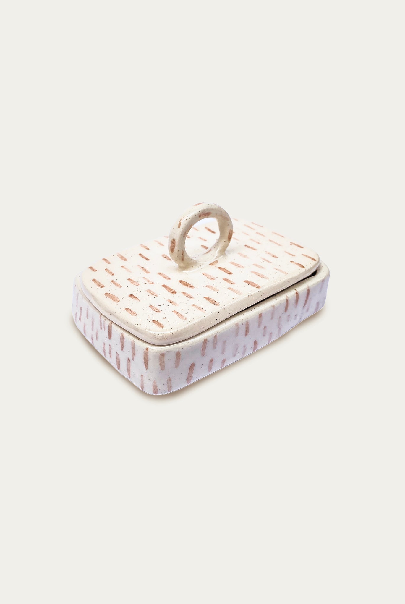 Sbrocca - Ceramic box rose