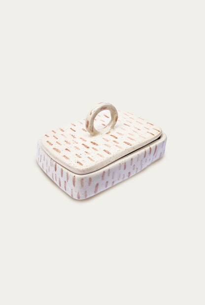 Sbrocca - Ceramic box rose