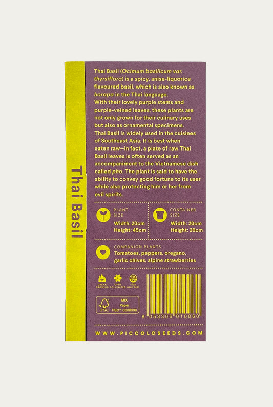 Semi - Basilico Thai