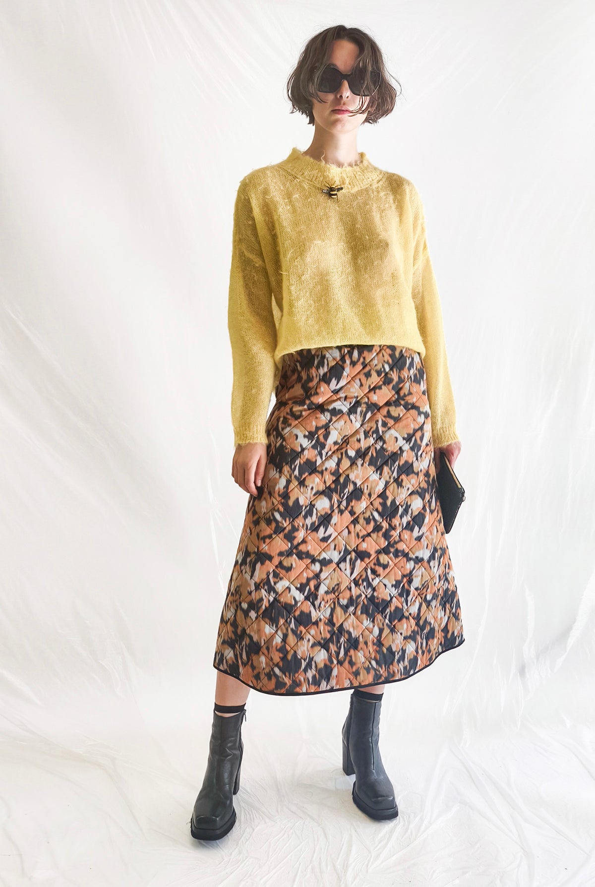 Quilted skirt