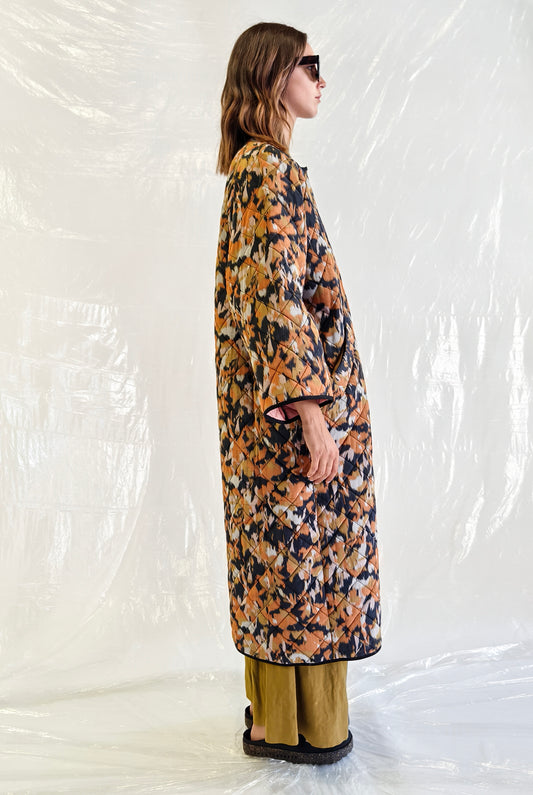 Quilted Long Coat