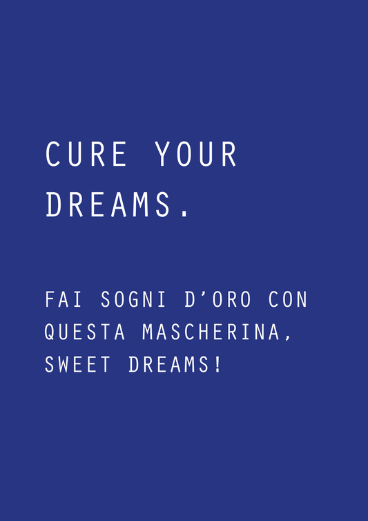 MoonWhisper - mascherina ricamata blue