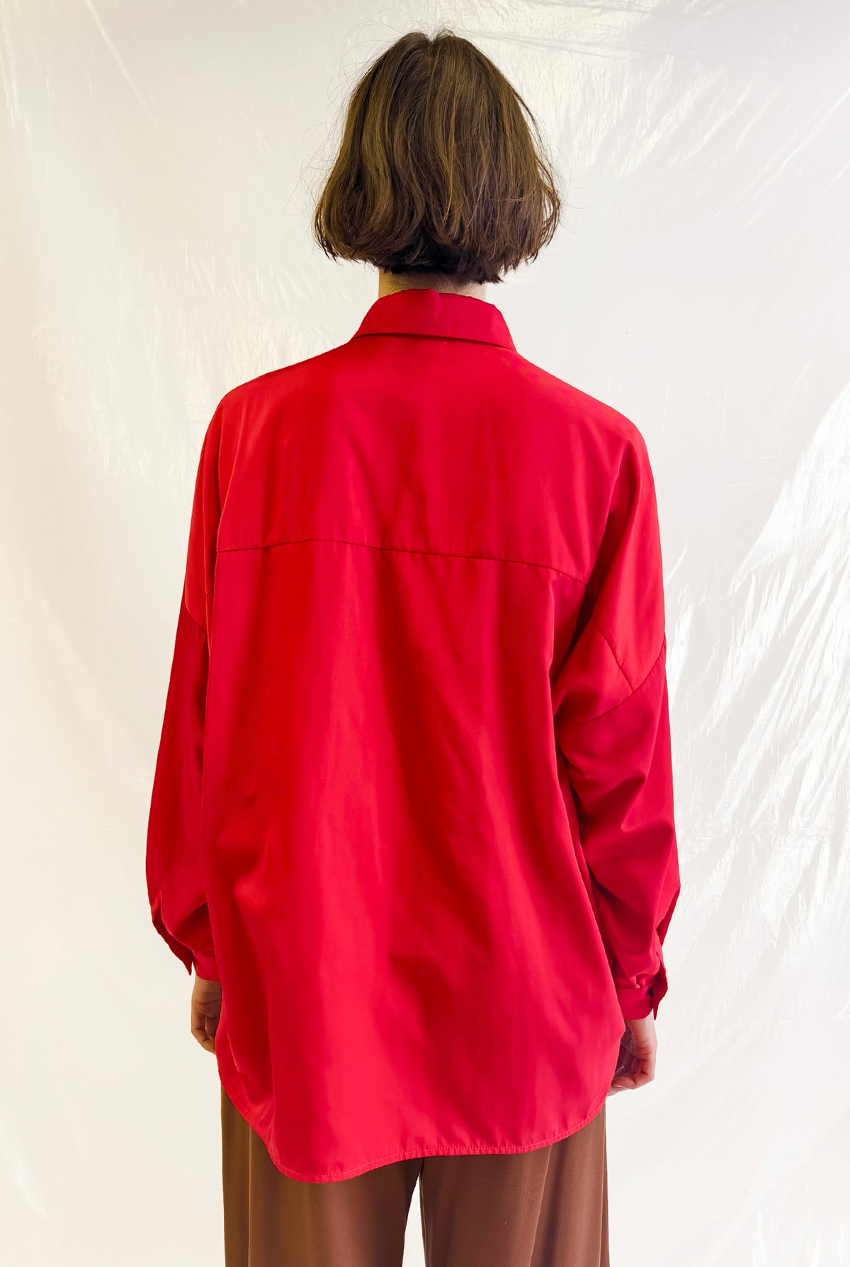Camicia Over Rosso