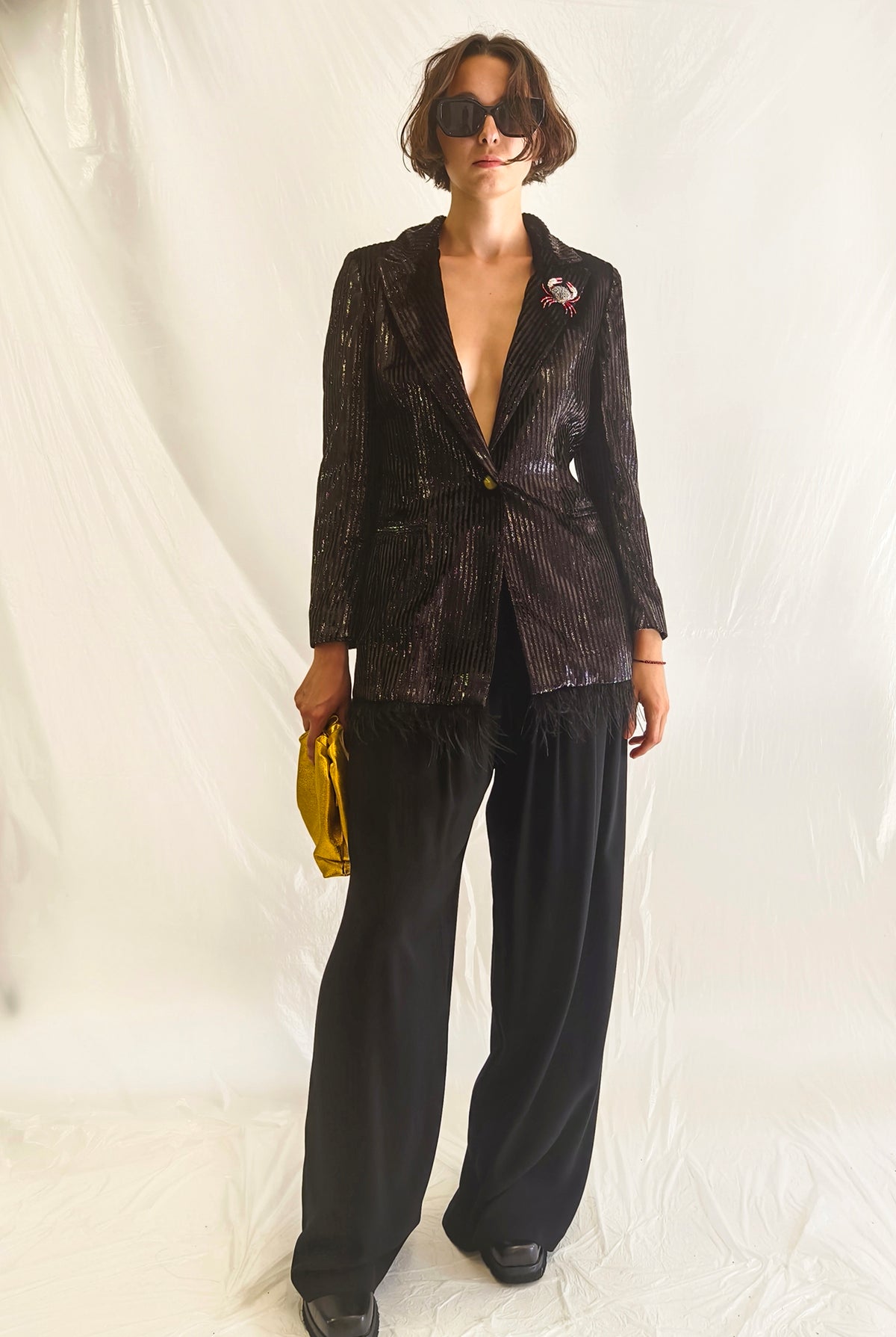 Velvet Black Blazer