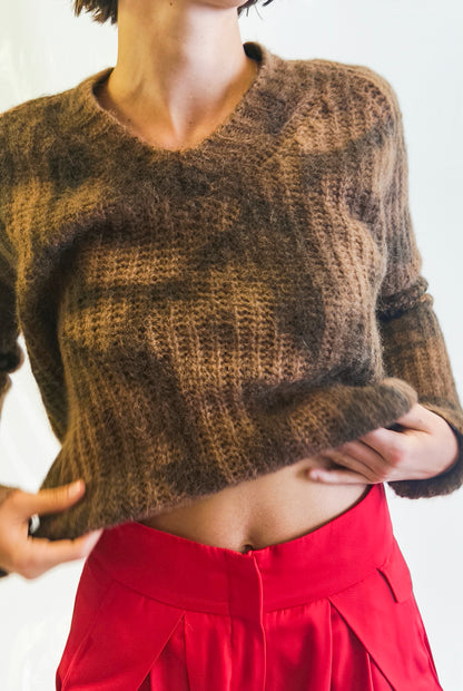 Brown Tricot