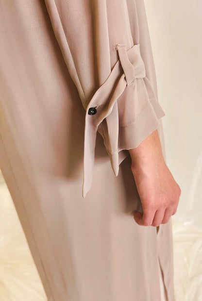 Georgette Dress Sand