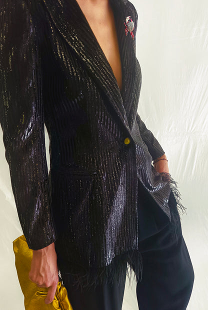 Velvet Black Blazer