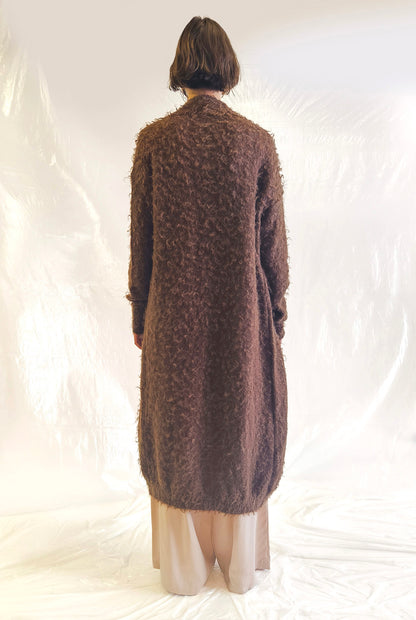 Cardigan Bouclè Brown