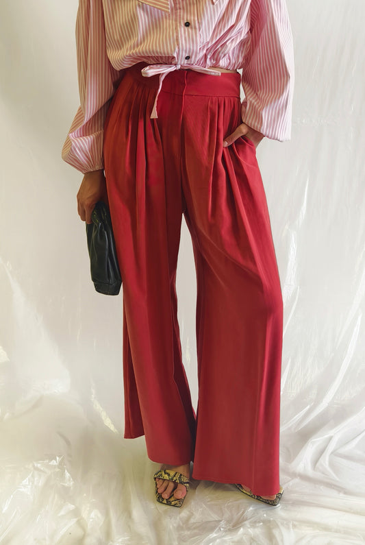 Pantalone Wide leg Rossi
