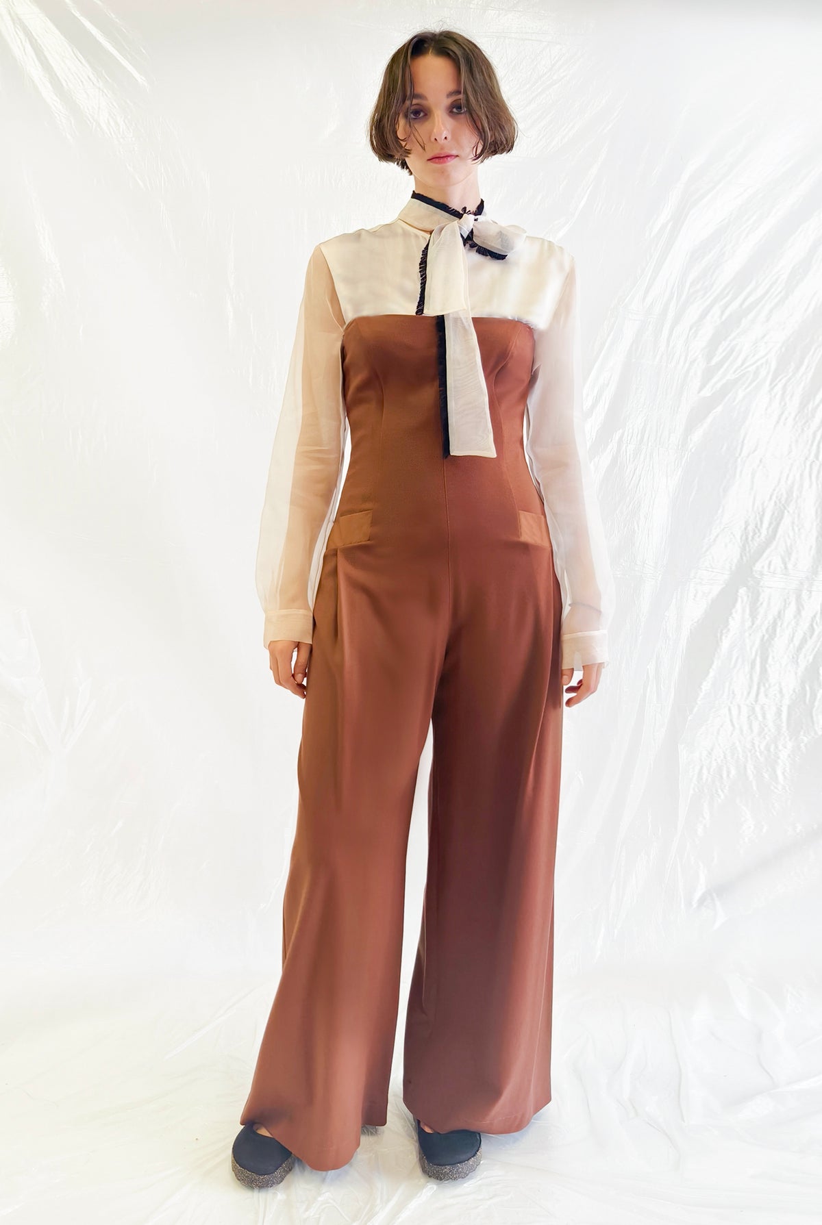 Rust Jumpsuit