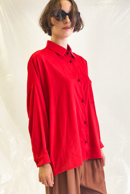 Camicia Over Rosso