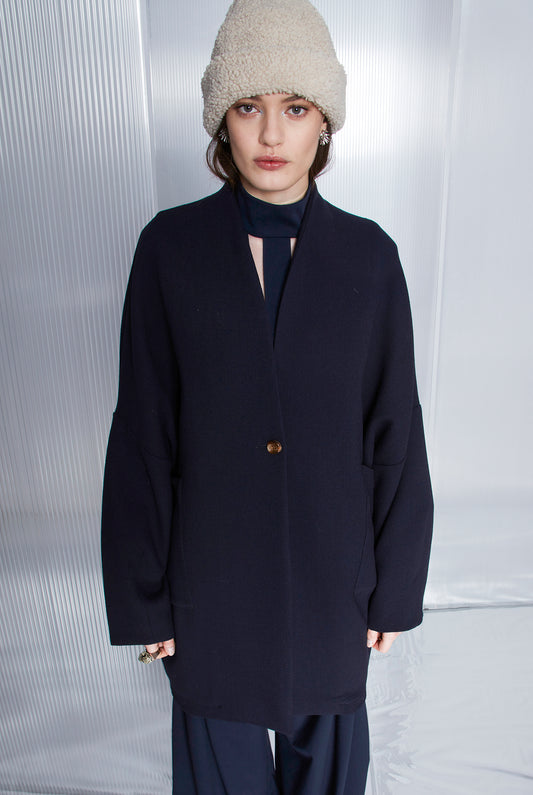Midi Coat Blue