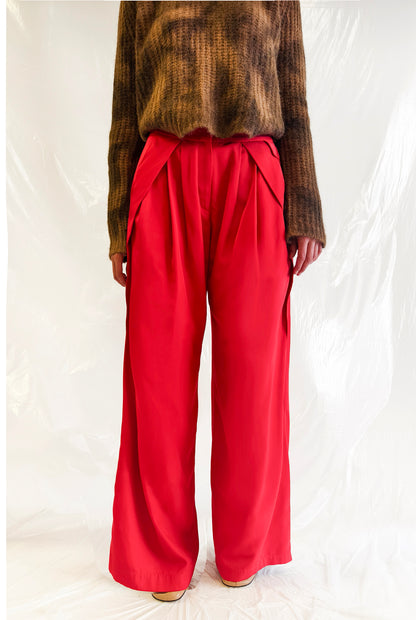 Wide Leg Red